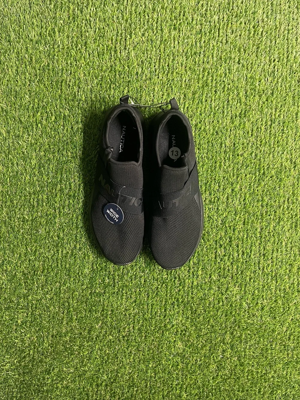 Aldo Black Slip-On Athletic Sneakers